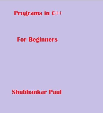 Programs in C++