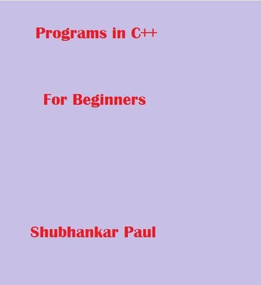 Programs in C++
