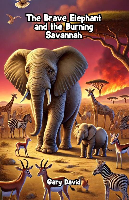 The Brave Elephant and the Burning Savannah - Gary David - ebook