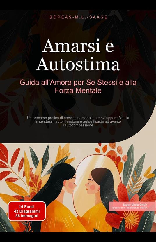 Amarsi e Autostima: Guida all'Amore per Se Stessi e alla Forza Mentale - Boreas M. L. Saage - Italiano - ebook
