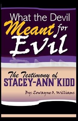 What the Devil Meant for Evil - The Testimony of Stacey-Ann Kidd - Zowayne O Williams - cover