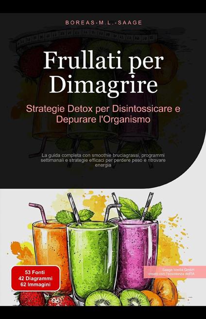 Frullati per Dimagrire: Strategie Detox per Disintossicare e Depurare l'Organismo - Boreas It. M. L. Saage - ebook