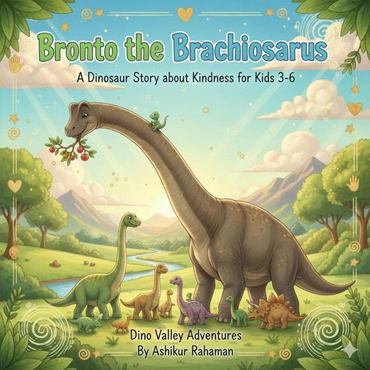 Bronto the Brachiosaurus: A Dinosaur Story About Kindness for Kids 3-6 - Ashikur Rahman - ebook