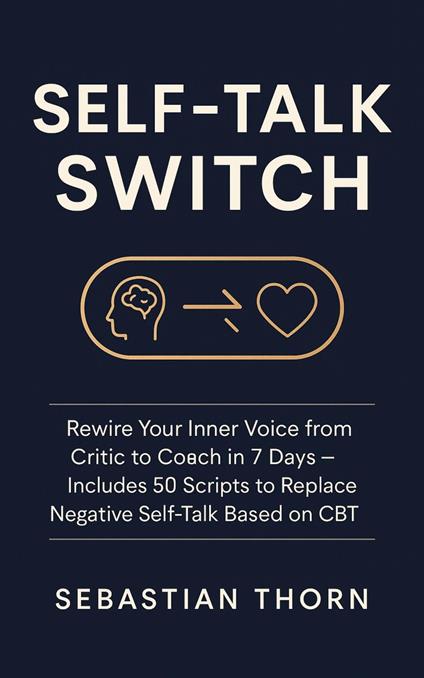 Self-Talk Switch: Rewire Your Inner Voice from Critic to Coach in 7 Days – Includes 50 Scripts to Replace Negative Self-Talk Based on CBT