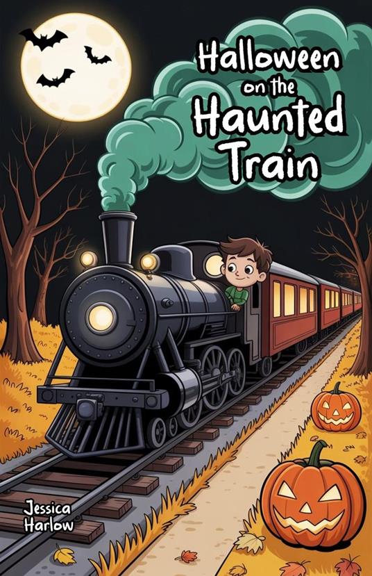 Halloween on the Haunted Train - Jessica Harlow - ebook