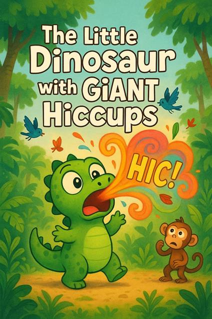 The Little Dinosaur with Giant Hiccups - Nikola Gladovic - ebook