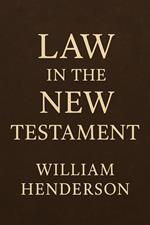 Law in the New Testament