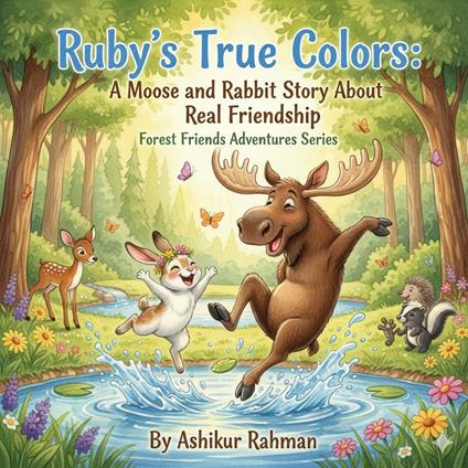 Ruby's True Colors: A Moose and Rabbit Story About Real Friendship - Ashikur Rahman - ebook