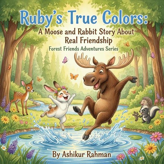 Ruby's True Colors: A Moose and Rabbit Story About Real Friendship - Ashikur Rahman - ebook
