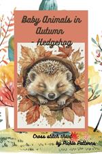 Baby Animals In Autumn - Hedgehog