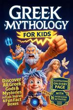 Greek Mythology for Kids: All Greek Gods & Mysteries in an Illustration-Packed Adventure With Epic Stories & Fun Facts (Curious Albert)
