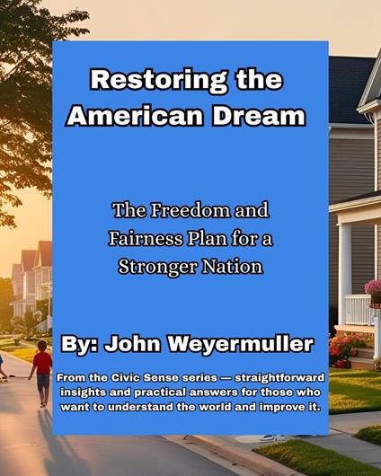 Restoring the American Dream: The Freedom & Fairness Plan for a Stronger Nation