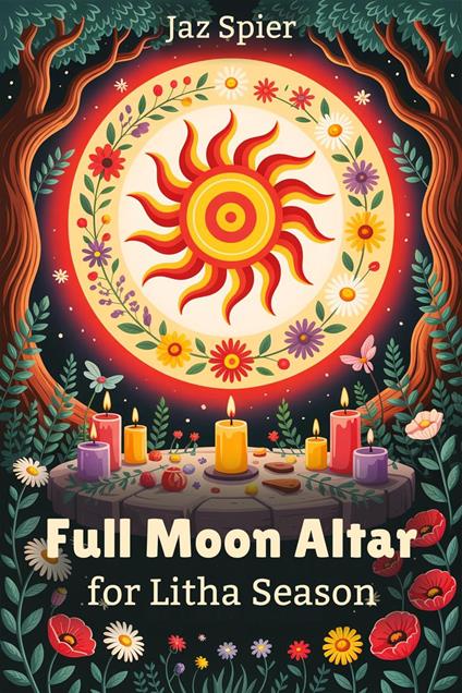 Full Moon Altar for Litha Season