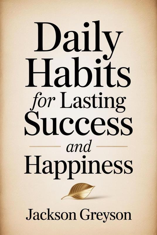 Daily Habits For Lasting Success And Happiness