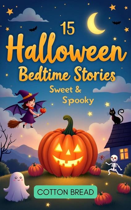 15 Halloween Bedtime Stories - Sweet & Spooky - Cotton Bread - ebook