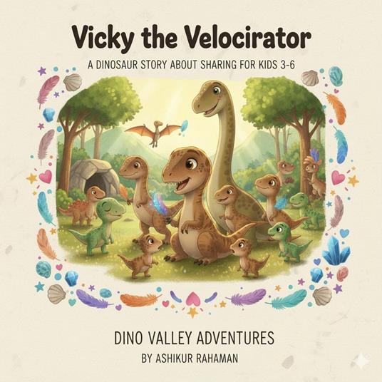 Vicky the Velociraptor: A Dinosaur Story about Sharing for Kids 3-6 - Ashikur Rahman - ebook