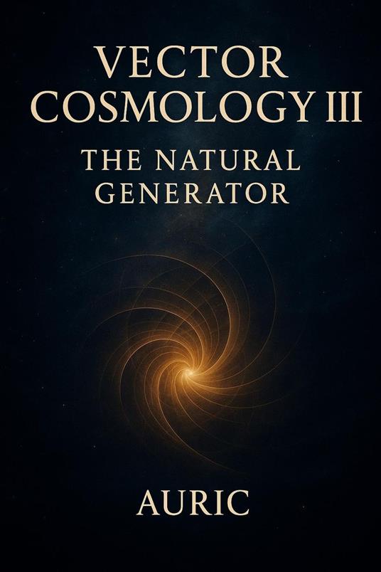 Vector Cosmology III: The Natural Generator