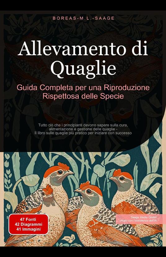 Allevamento di Quaglie: Guida Completa per una Riproduzione Rispettosa delle Specie - Boreas It. M. L. Saage - ebook