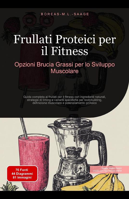 Frullati Proteici per il Fitness: Opzioni Brucia Grassi per lo Sviluppo Muscolare - Boreas It. M. L. Saage - ebook