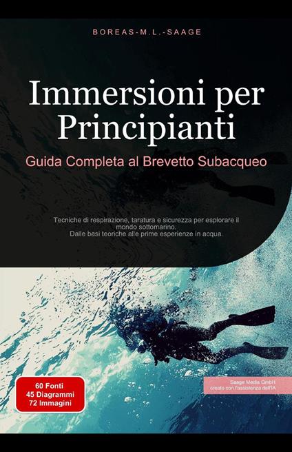 Immersioni per Principianti: Guida Completa al Brevetto Subacqueo - Boreas It. M. L. Saage - ebook