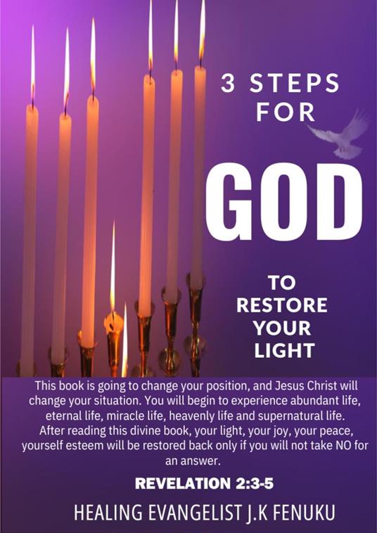 3 Steps For God To Restore Your Light.