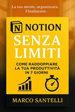 NOTION SENZA LIMITI: Come Raddoppiare la Tua Produttività in 7 Giorni