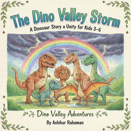 The Dino Valley Storm: A Dinosaur Story about Unity for Kids 3-6 - Ashikur Rahman - ebook