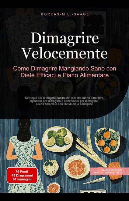 Dimagrire Velocemente: Come Dimagrire Mangiando Sano con Diete Efficaci e Piano Alimentare - Boreas It. M. L. Saage - ebook