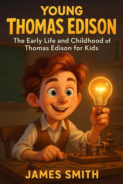 Young Thomas Edison: The Early Life and Childhood of Thomas Edison for Kids - James Smith - ebook