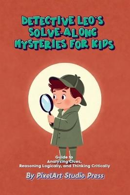Detective Leo's Solve-Along Mysteries for Kids - Pixelart Studio Press - cover