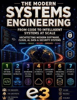 The Modern Systems Engineering: From Code to Intelligent Systems at Scale; Architecting Modern Software, Cloud, AI, Data & Security, Systems; Design, Build, Secure, Operate, Scale - E3 - cover