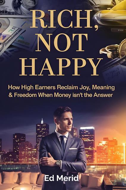 Rich, Not Happy : How High Earners Reclaim Joy, Meaning & Freedom When Money Isn’t the Answer