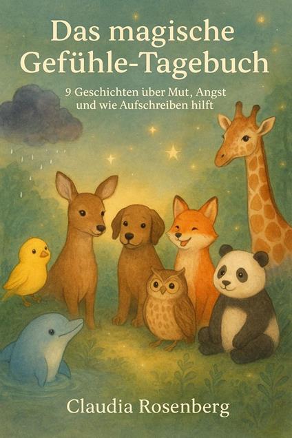 Das magische Gefühle-Tagebuch: 9 Geschichten über Mut, Angst und wie Aufschreiben hilft - Claudia Rosenberg - ebook