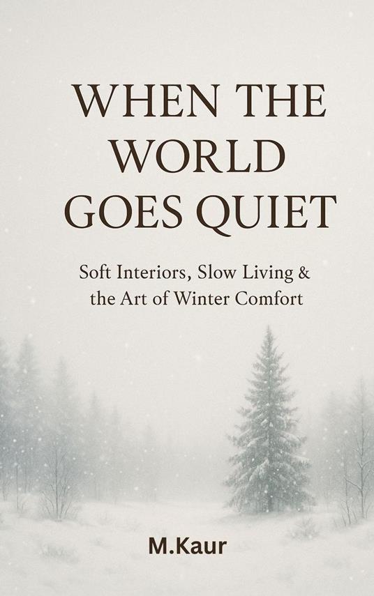 When the World Goes Quiet:Soft Interiors, Slow Living & the Art of Winter Comfort