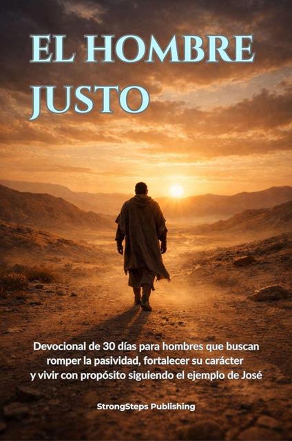 EL HOMBRE JUSTO: Devocional de 30 días para hombres que buscan romper la pasividad, fortalecer su carácter y vivir con propósito siguiendo el ejemplo de José