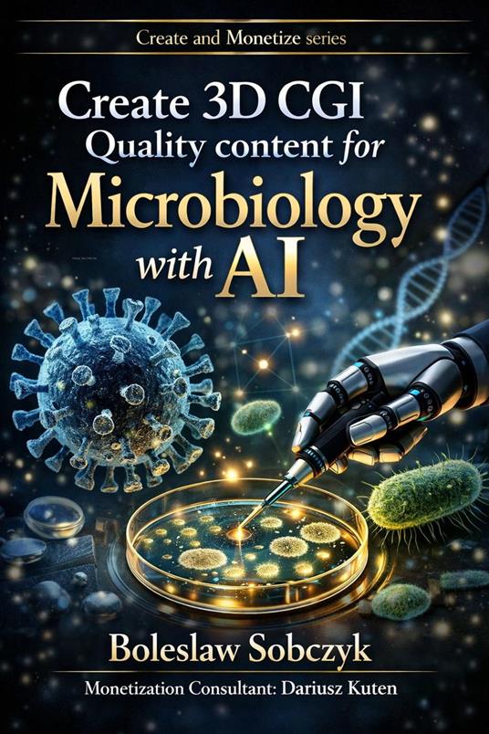 Create 3D CGI Quality Content for Microbiology with AI