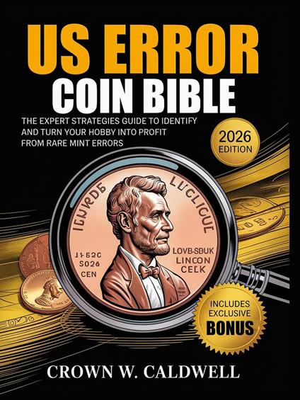 US Error Coin Bible: The Expert Strategies Guide to Identify, Authenticate, and Turn Your Hobby into Profit from Rare Mint Errors