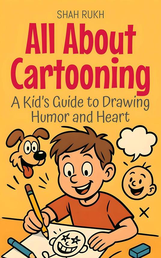 All About Cartooning: A Kid’s Guide to Drawing Humor and Heart - Shah Rukh - ebook