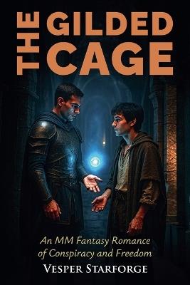 The Gilded Cage - An MM Fantasy Romance of Conspiracy and Freedom - Vesper Starforge - cover