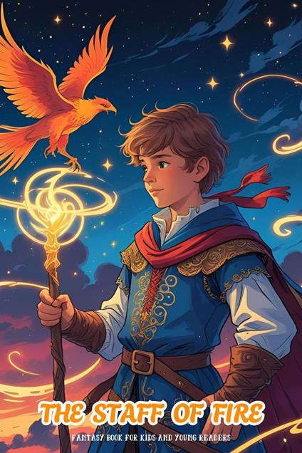 The Staff of Fire: Fantasy Book for Kids and Young Readers - Mira Everhart - ebook