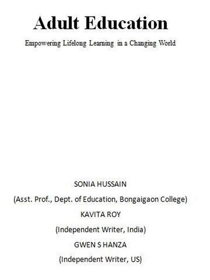 Adult Education: Empowering Lifelong Learning in a Changing World