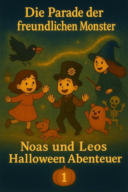 Noas und Leos Halloween-Abenteuer Die Parade der freundlichen Monster Band 1 - Elvin Reina - ebook