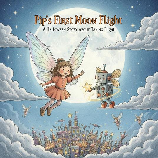 Pip's First Moon Flight: A Halloween Story About Taking Flight - Ashikur Rahman - ebook