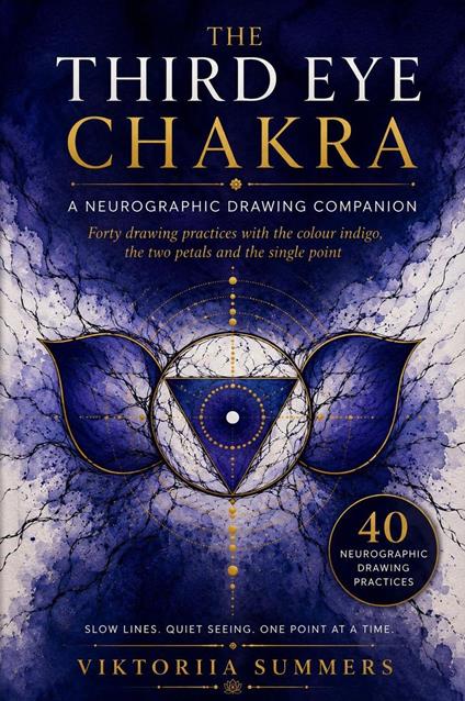 The Third Eye Chakra A Reader's Drawing Companion Forty Neurographic Practices Inspired by Ajna, Indigo and the Art of Seeing