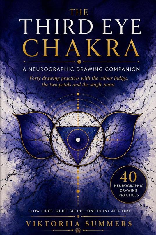 The Third Eye Chakra A Reader's Drawing Companion Forty Neurographic Practices Inspired by Ajna, Indigo and the Art of Seeing