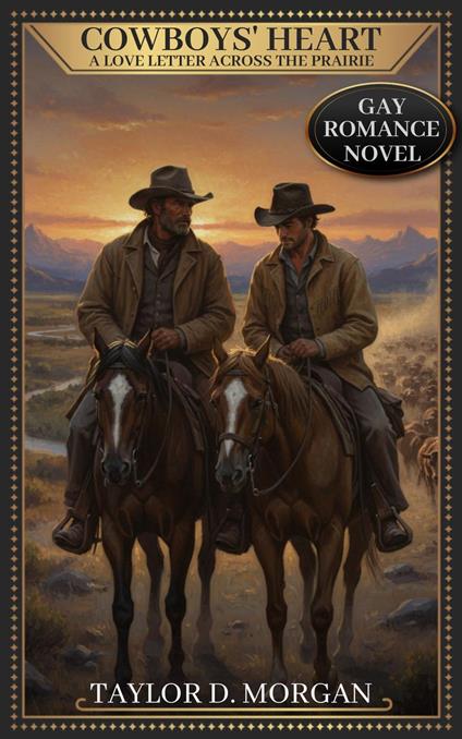 Cowboys' Heart - A Love Letter Across the Prairie - Gay Romance Novel