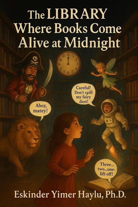 The Library Where Books Come Alive at Midnight - Eskinder Yimer Haylu - ebook