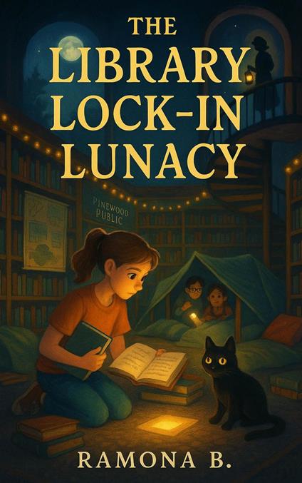 The Library Lock-In Lunacy - Ramona B. - ebook
