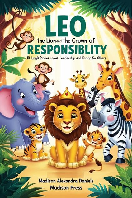 Leo the Lion and the Crown of Responsibility: 10 Jungle Stories About Leadership and Caring for Others - Madison Alexandra Daniels - ebook