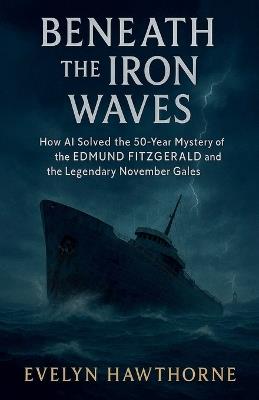 Beneath the Iron Waves: How AI Solved the 50-Year Mystery of the Edmund Fitzgerald and the Legendary November Gales - Evelyn Hawthorne - cover